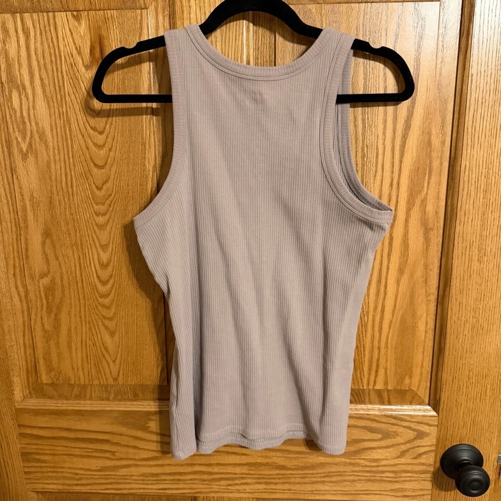 Maurices Taupe Ribbed Tank Top - Picture 3 of 3